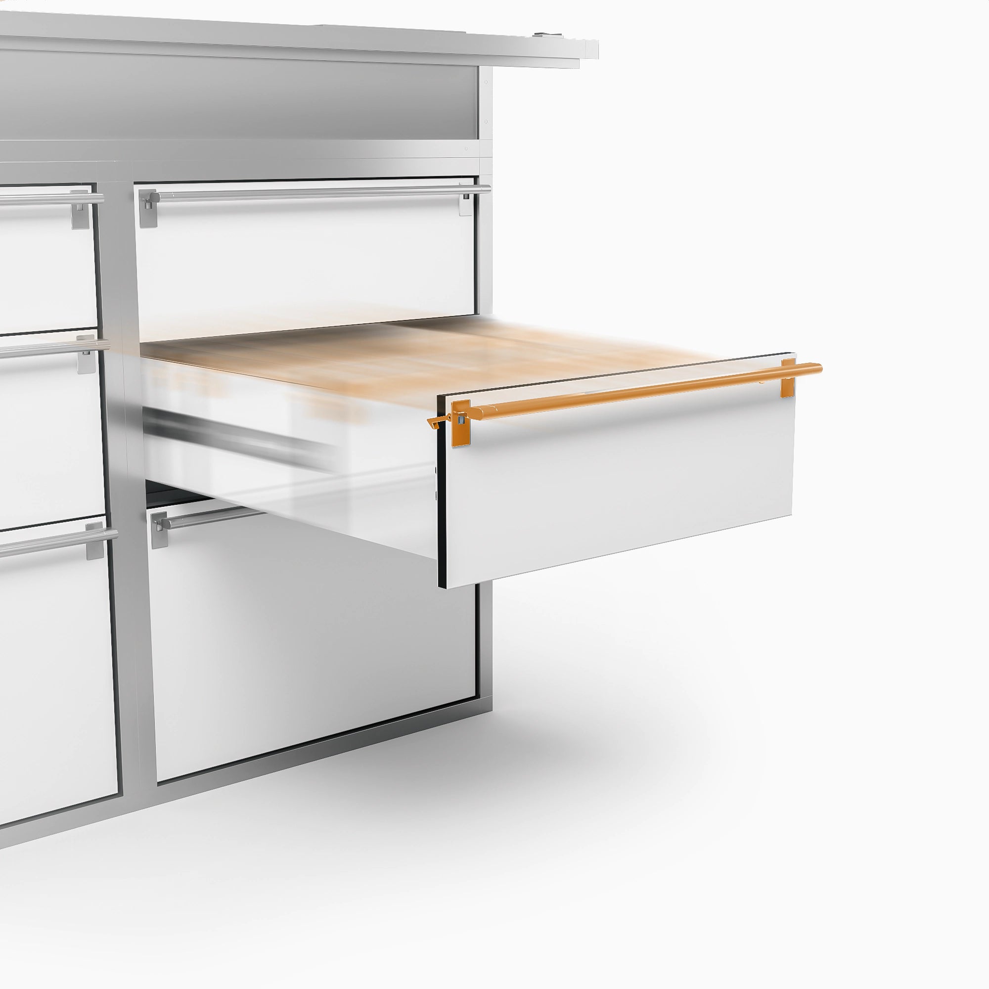 Fermeture Lynx, spécialement développée pour les pharmacies de voiture vétérinaire Daktary, alliant ergonomie et sécurité afin d'assurer un transport optimal du matériel médical.