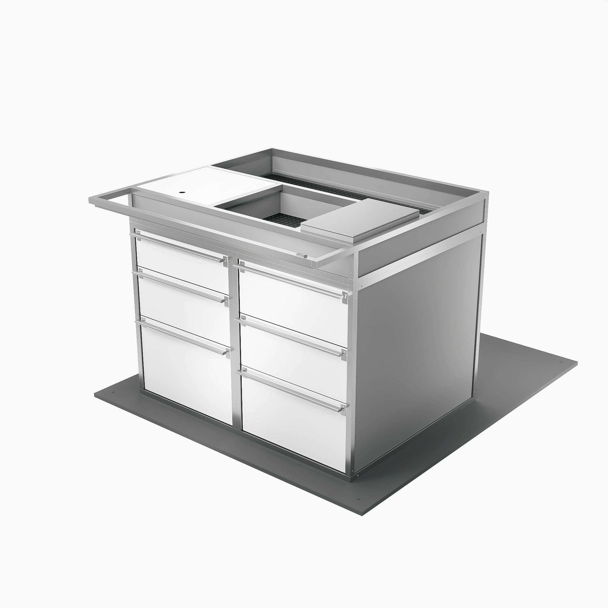 Pharmacie de voiture vétérinaire Daktary équipée d'une galerie modulaire et d'un plancher universel