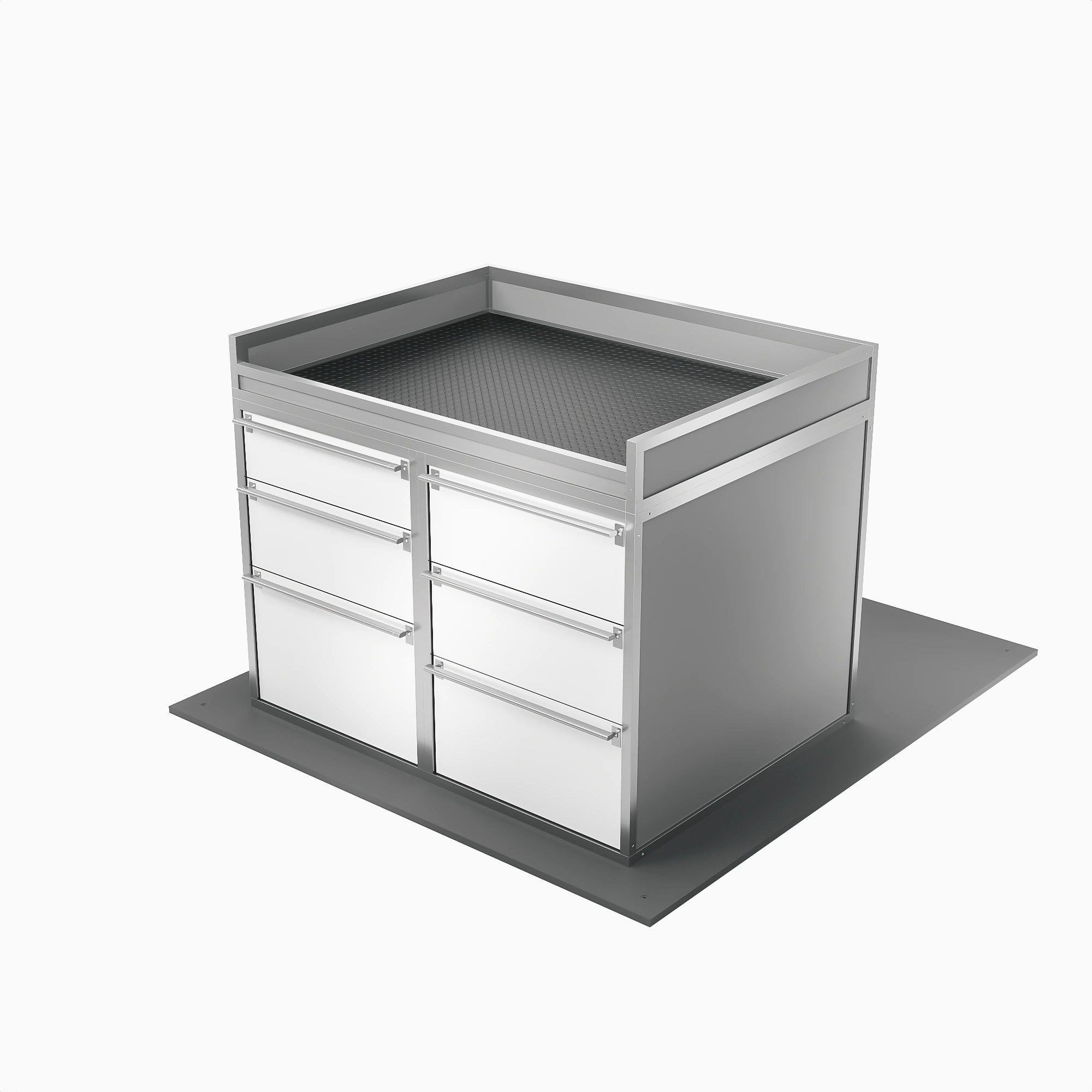 Pharmacie de voiture vétérinaire Daktary équipée d'une galerie et d'un plancher universel