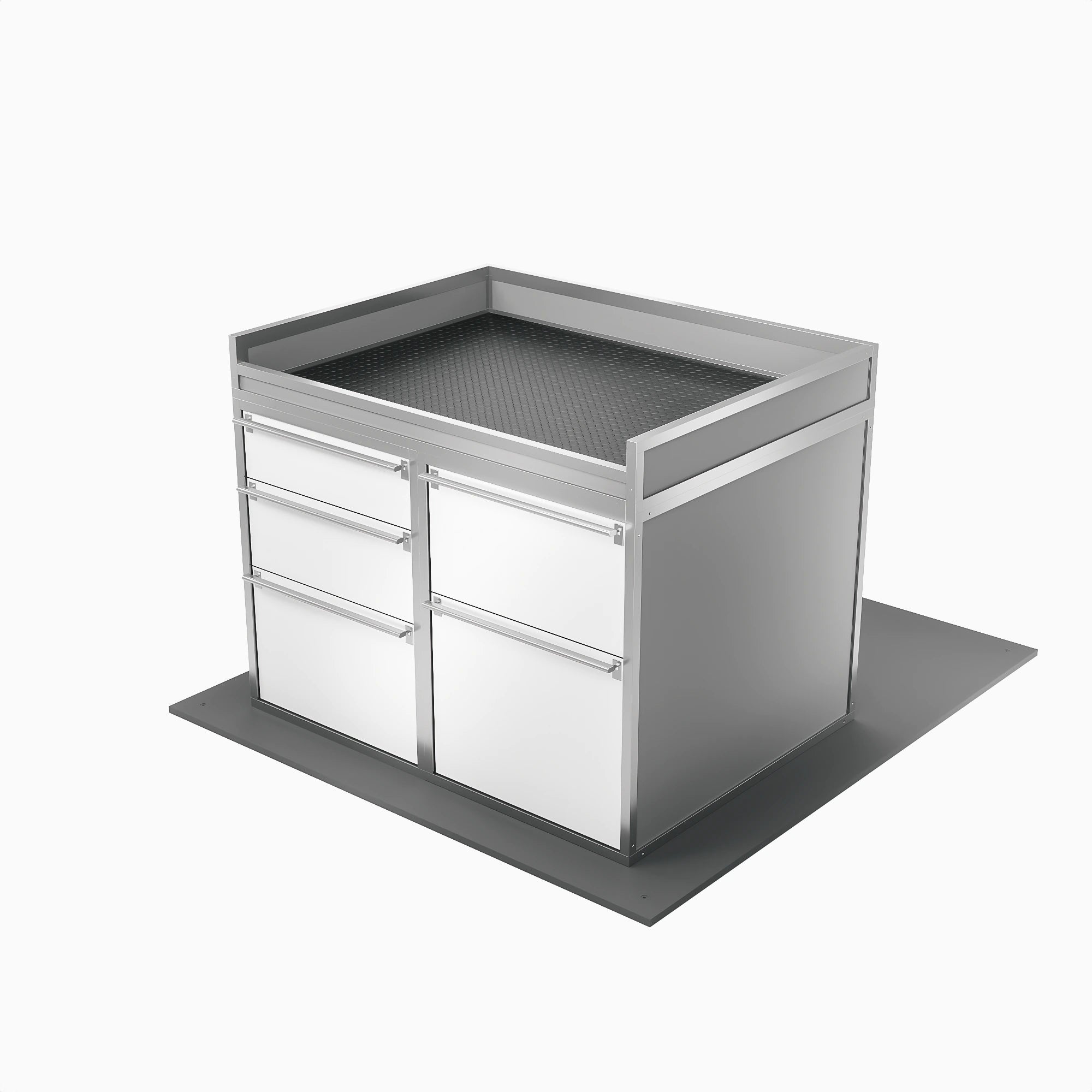 Pharmacie de voiture vétérinaire Daktary équipée d'une galerie et d'un plancher universel