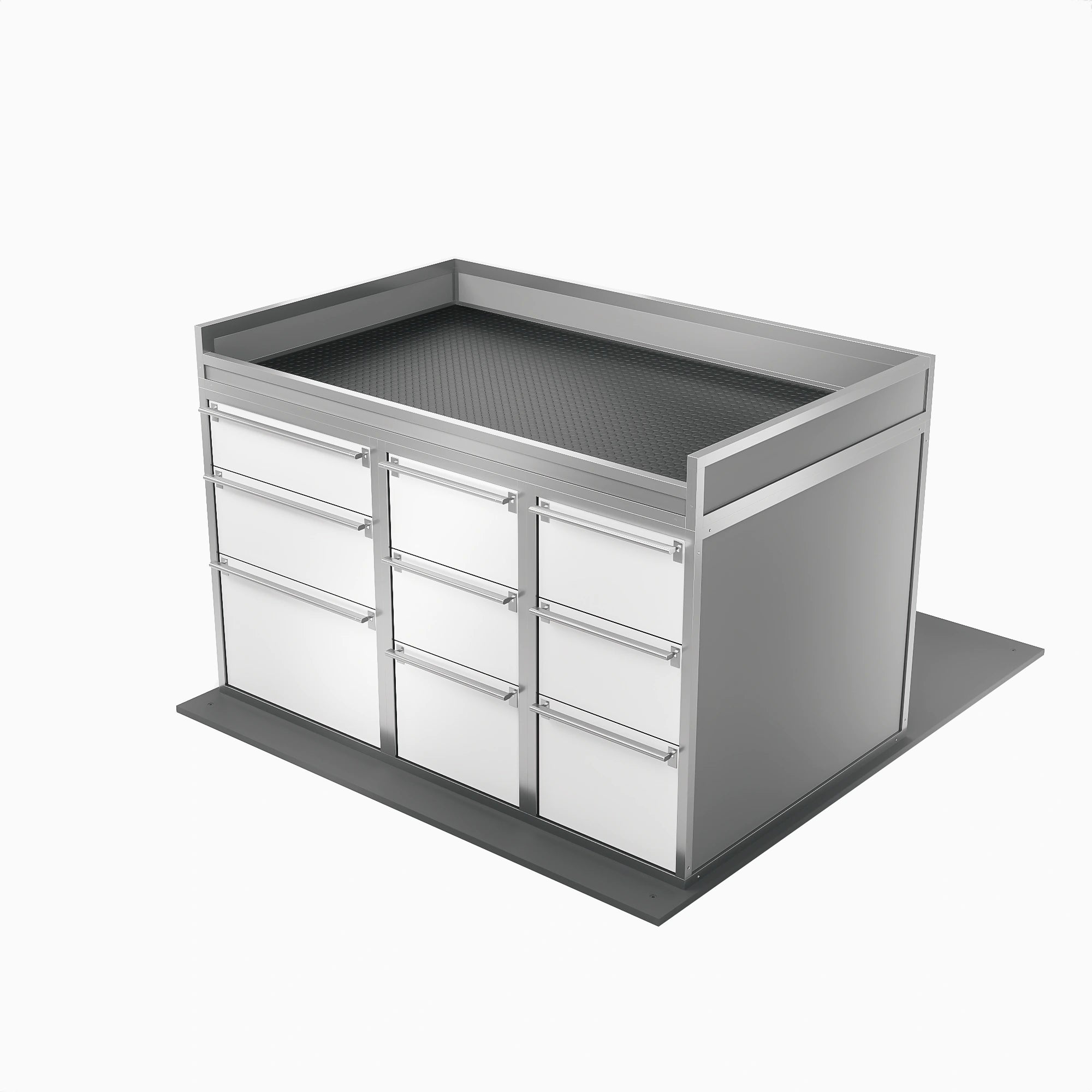 Pharmacie de voiture vétérinaire Daktary équipée d'une galerie et d'un plancher universel