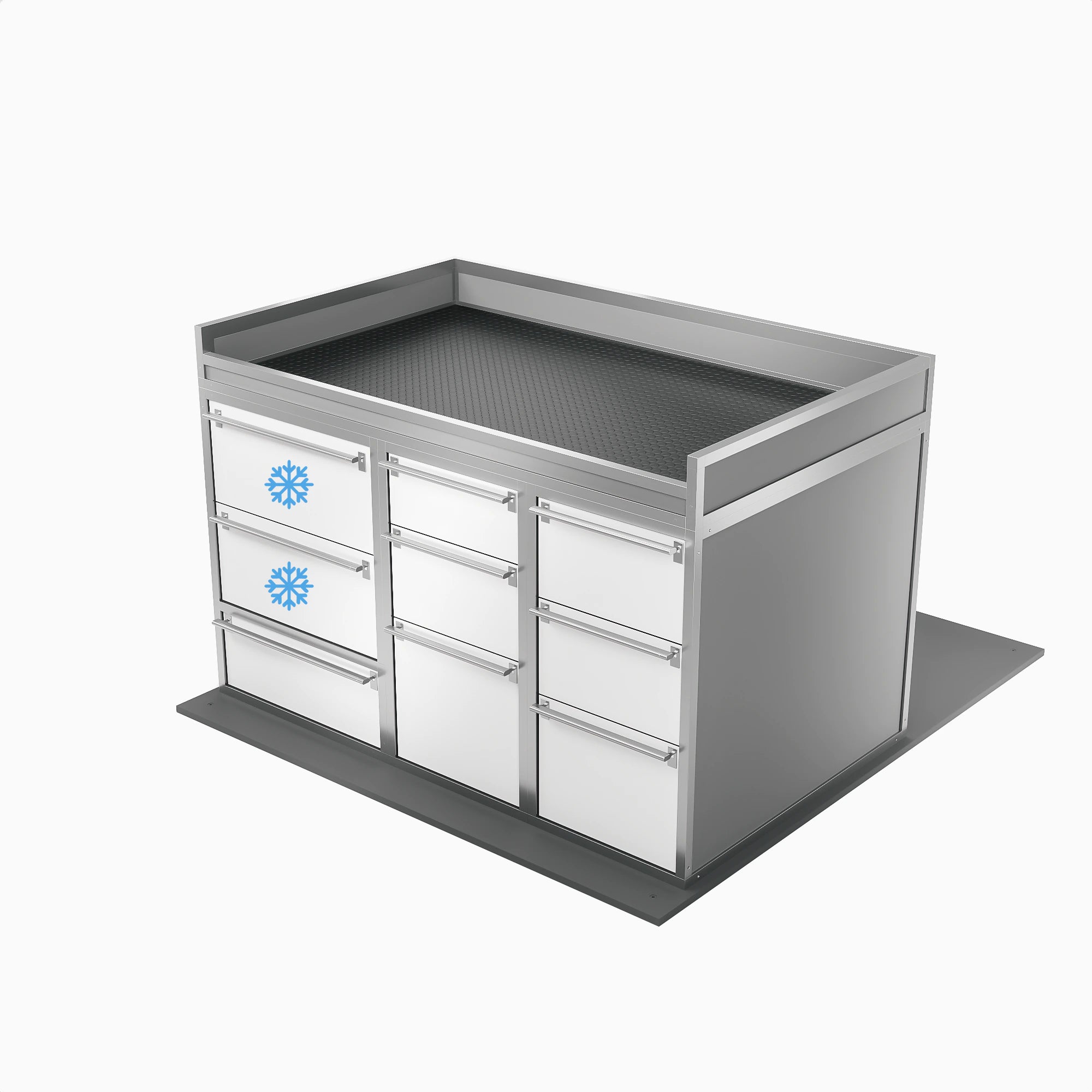 Pharmacie de voiture vétérinaire réfrigéré XL Daktary équipée d'une galerie et d'un plancher universel